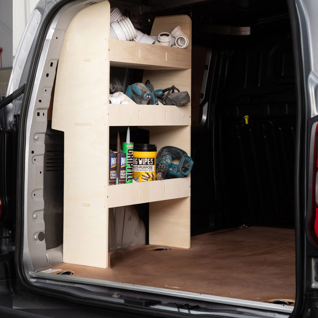 Installing Racks From Vanify Volkswagen Caddy L1 (Standard) 2021+ Passenger Side Van Rack - Vanify