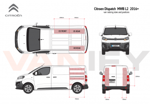 citroen dispatch 2007 dimensions