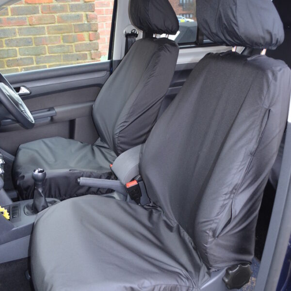 TEES AUTO SHOP Waterproof Black Van Seat Covers – For Ford Transit 350 TDCI 2014+