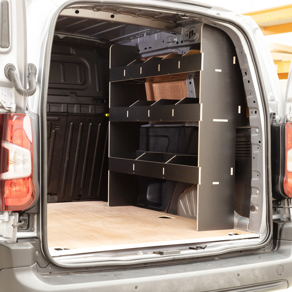 Toyota Proace City SWB (L1) 2020+ Driver Side HEXABOARD Van Rack - Vanify