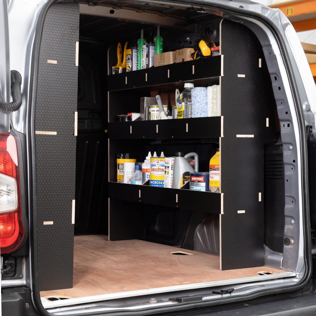 Installing Racks From Vanify Fiat Doblo SWB (M L1) 2022+ Double Rear HEXABOARD Van Racks - Vanify