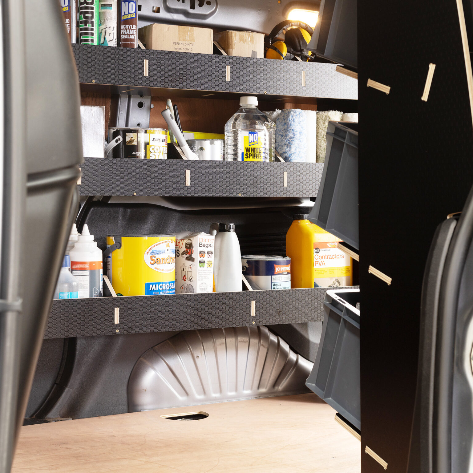 Installing Racks From Vanify Vauxhall Combo SWB (L1) 2019+ Double Rear HEXABOARD Van Racks - Vanify