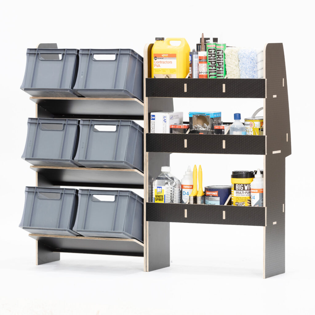 Car Racking Tools Storage Citroen Berlingo M (L1, SWB) 2019+ Double Driver Side HEXABOARD Van ...