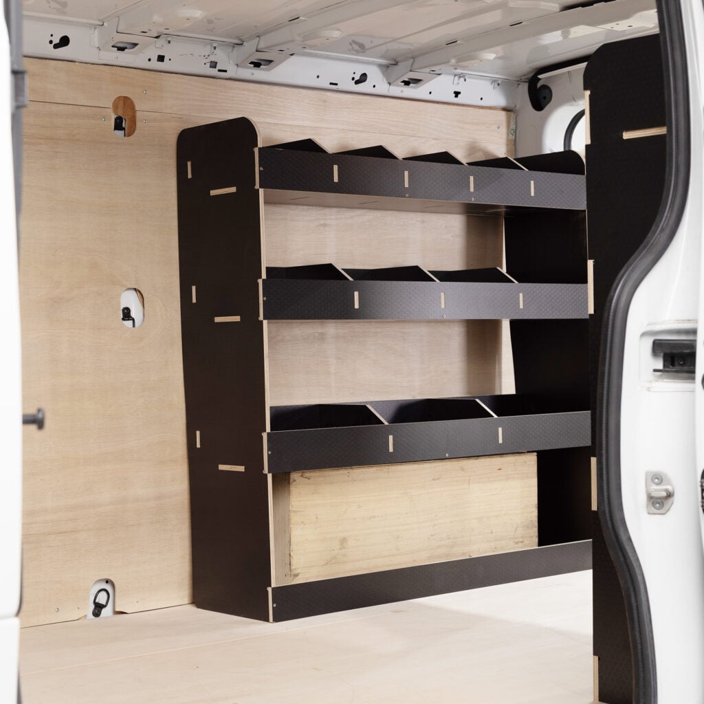 Installing Racks From Vanify Renault Trafic L2 (LWB) 2015+ Double Rear HEXABOARD Van Racks - Vanify