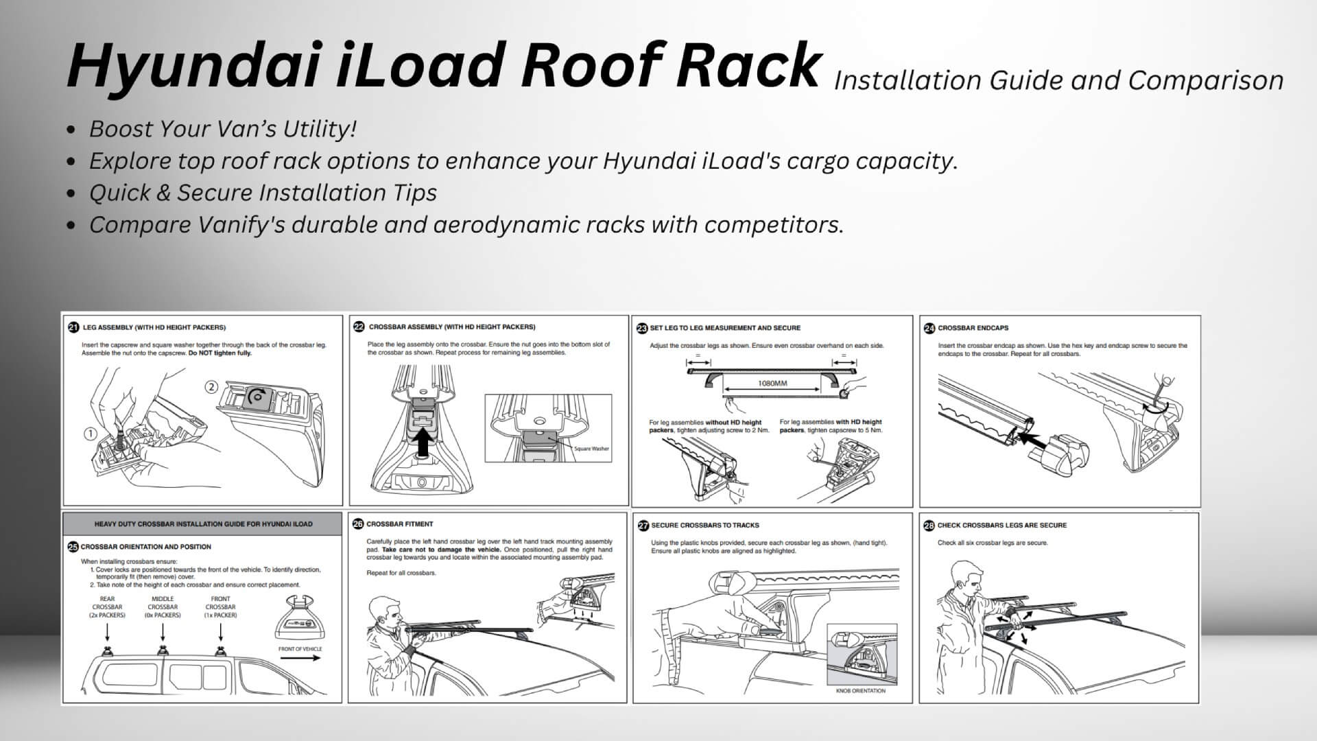 hyundai-iload-roof-rack Hyundai iLoad Roof Rack Installation Guide and Comparison