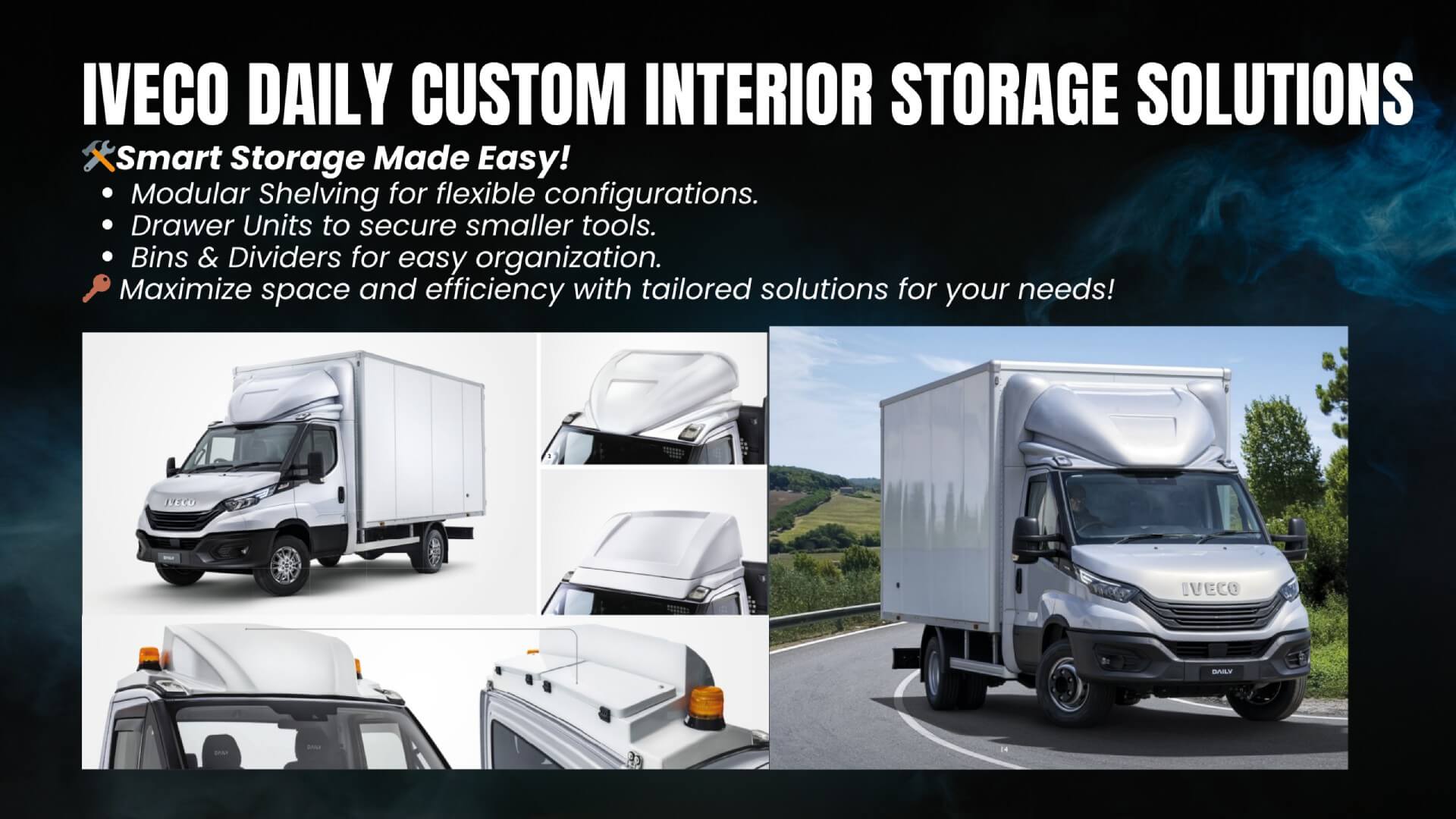 IVECO Daily custom interior storage solutions