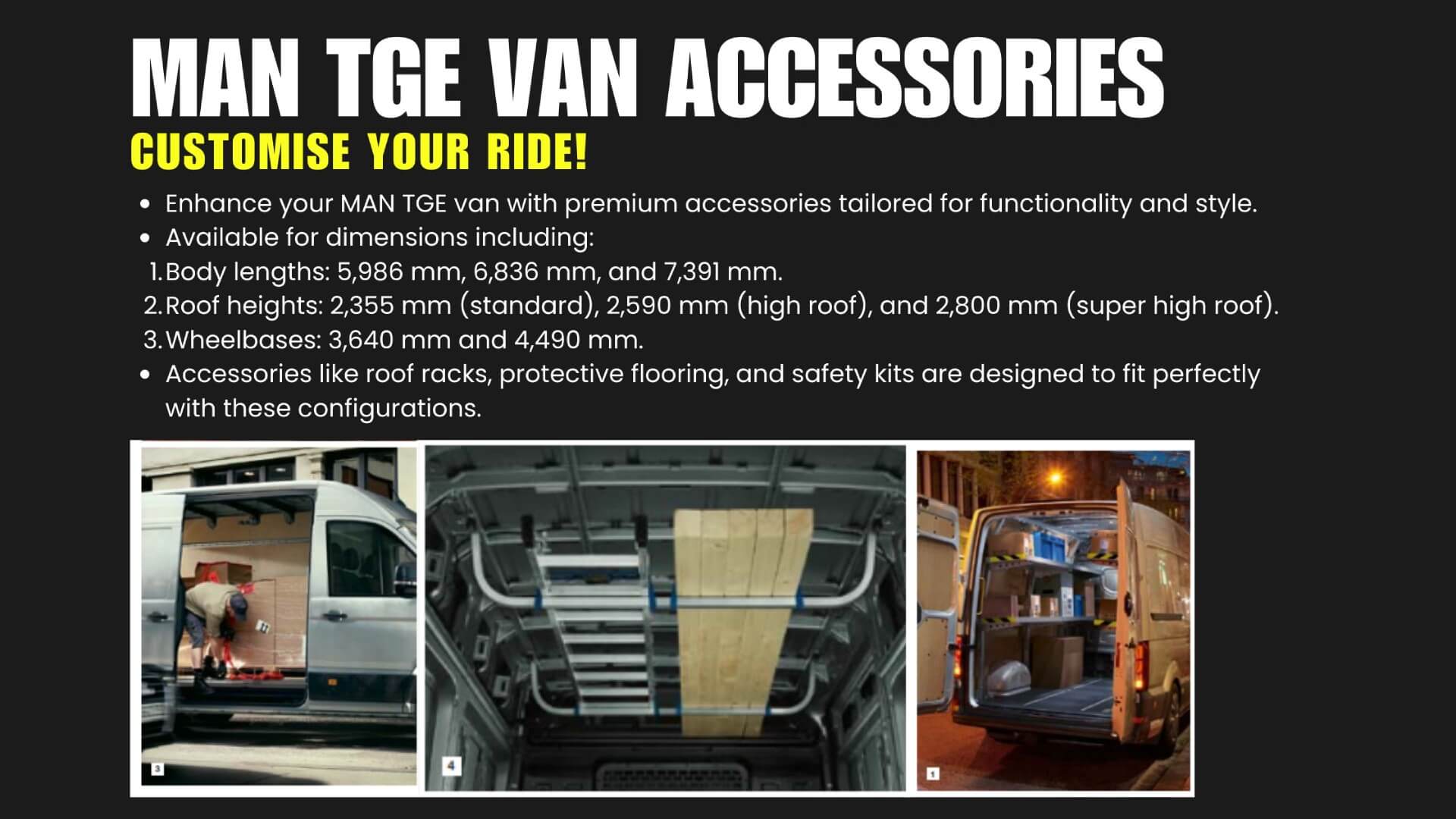 MAN TGE Van Accessories