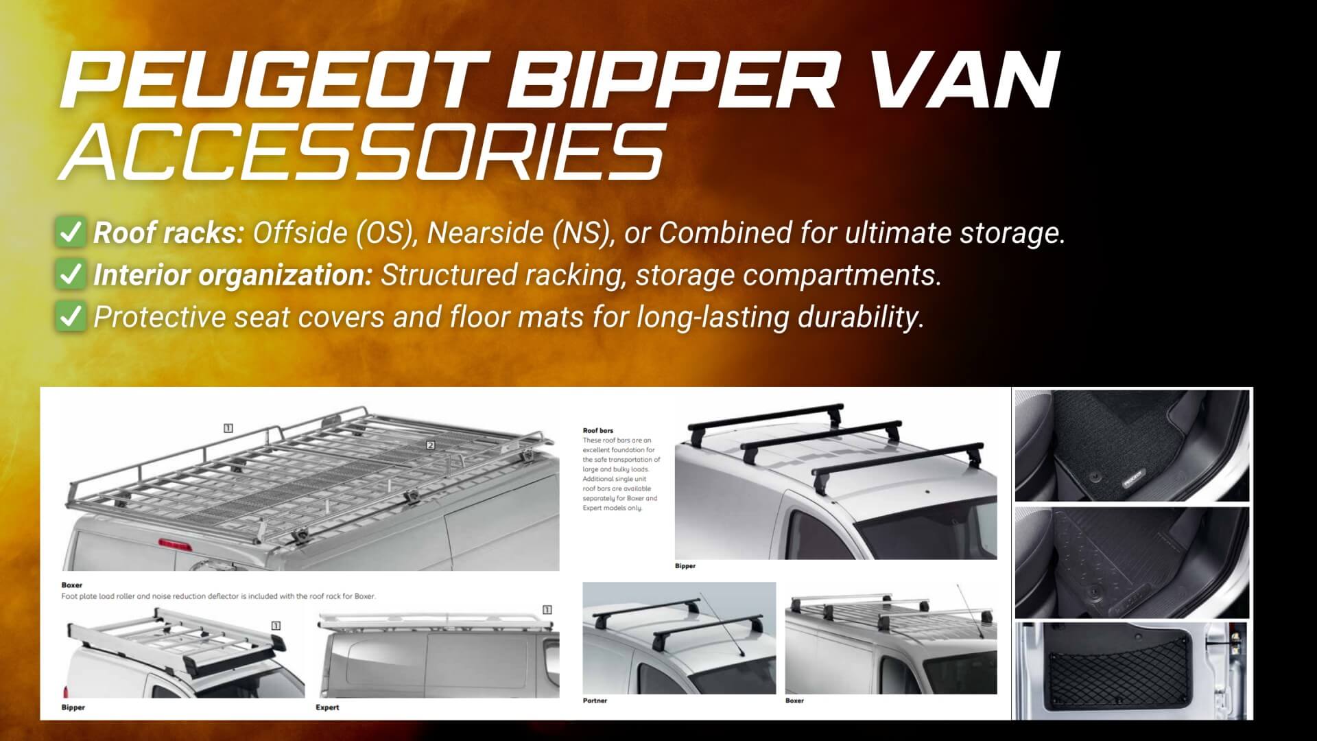 Peugeot Bipper Van Accessoires