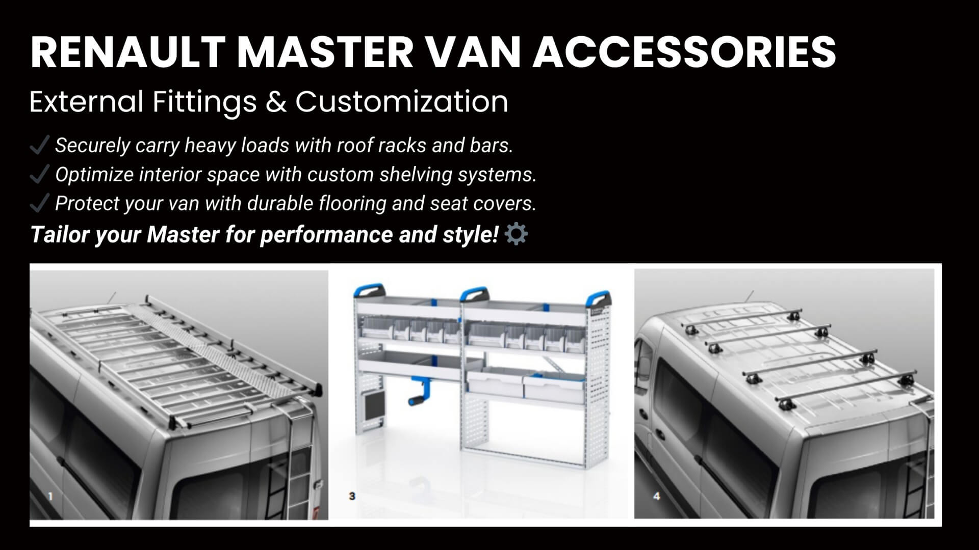 Renault Master Van Accessories: External Fittings & Customization
