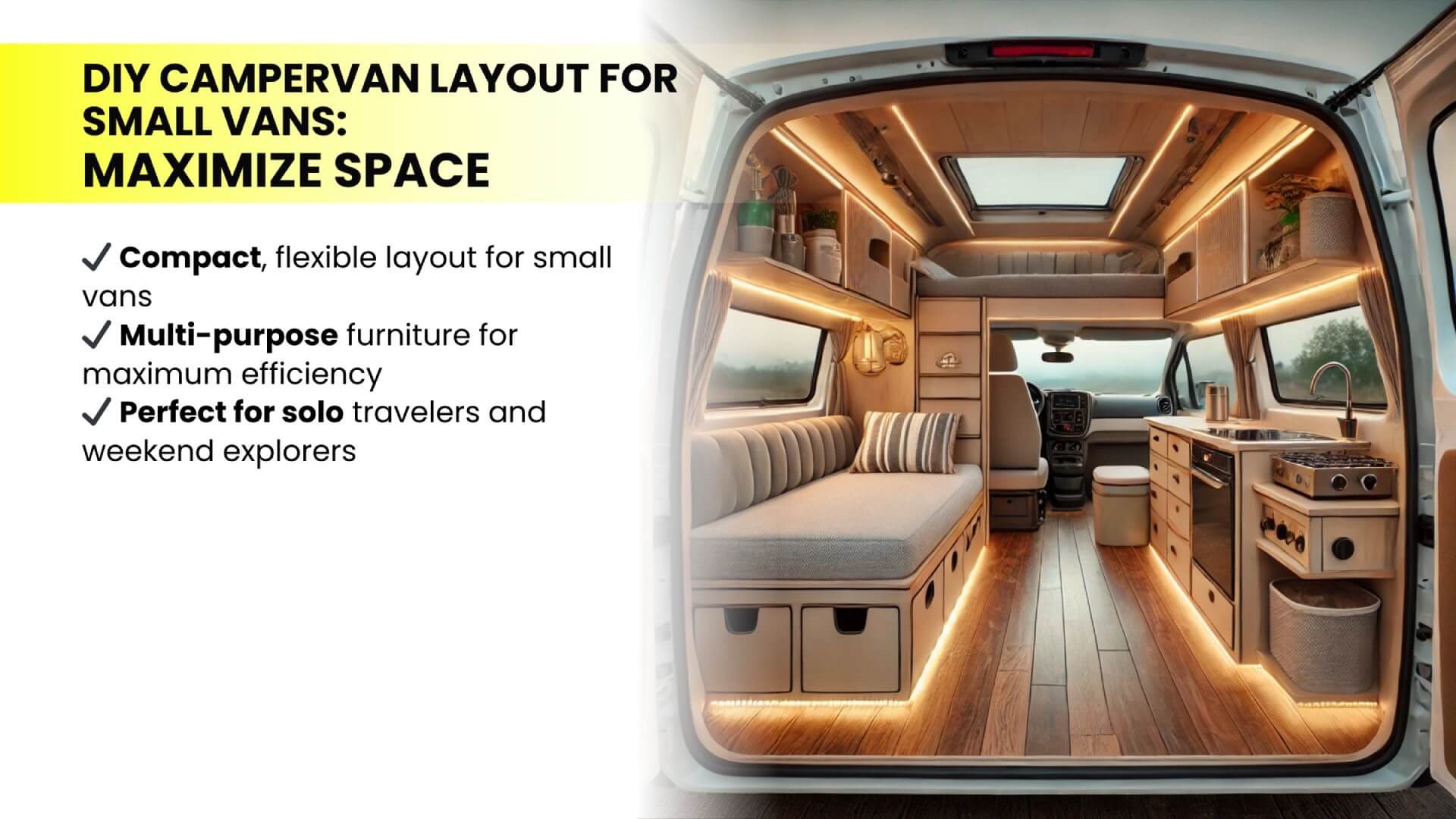 DIY Campervan Layout for Small Vans: Maximize Space