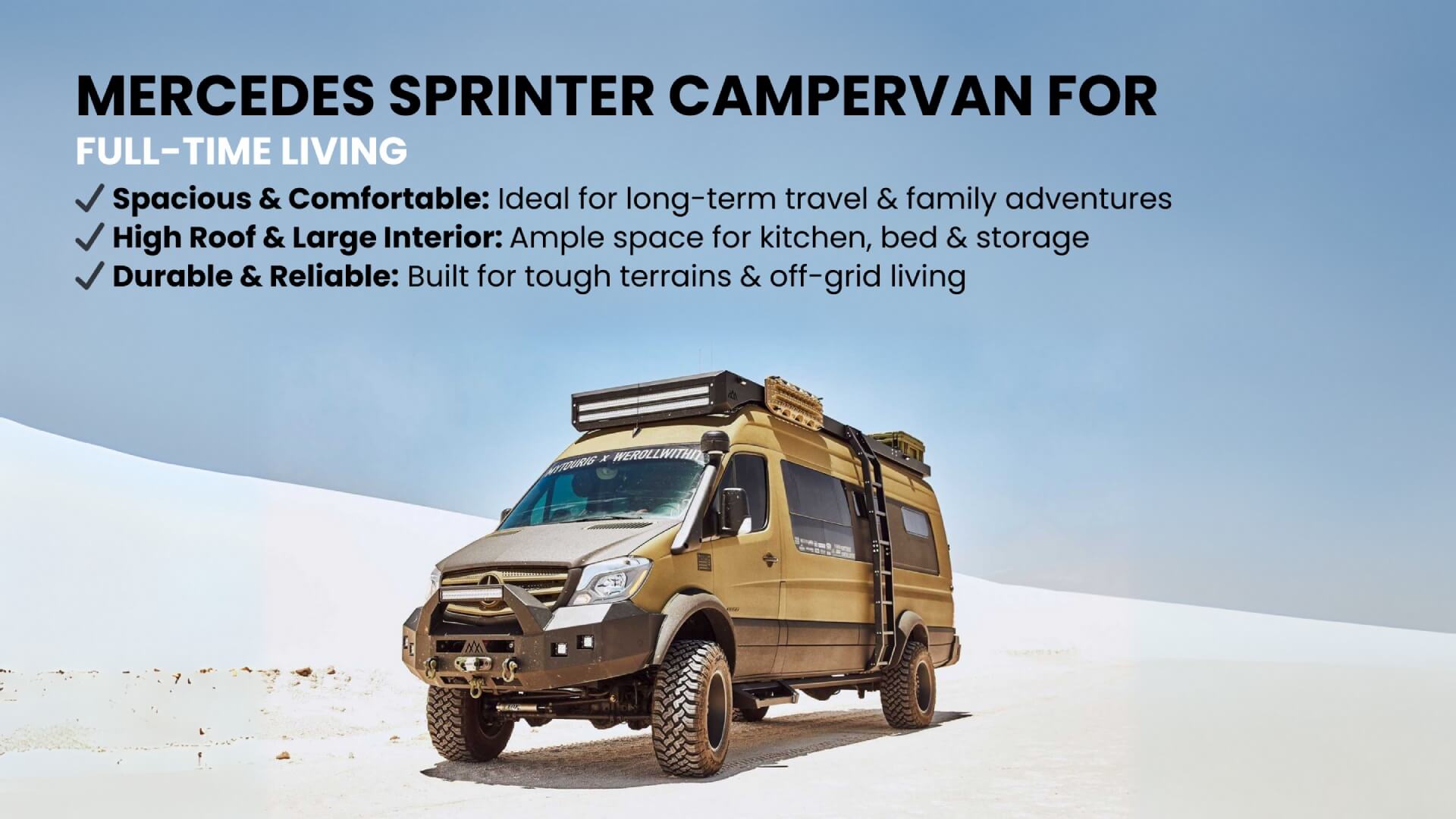 Mercedes Sprinter Campervan for Full-Time Living