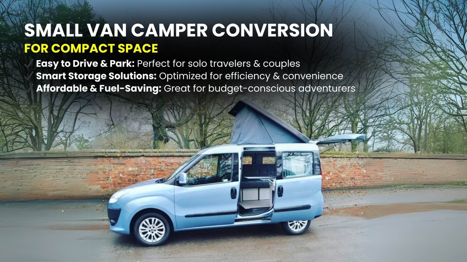 Small Van Camper Conversion for Compact Space