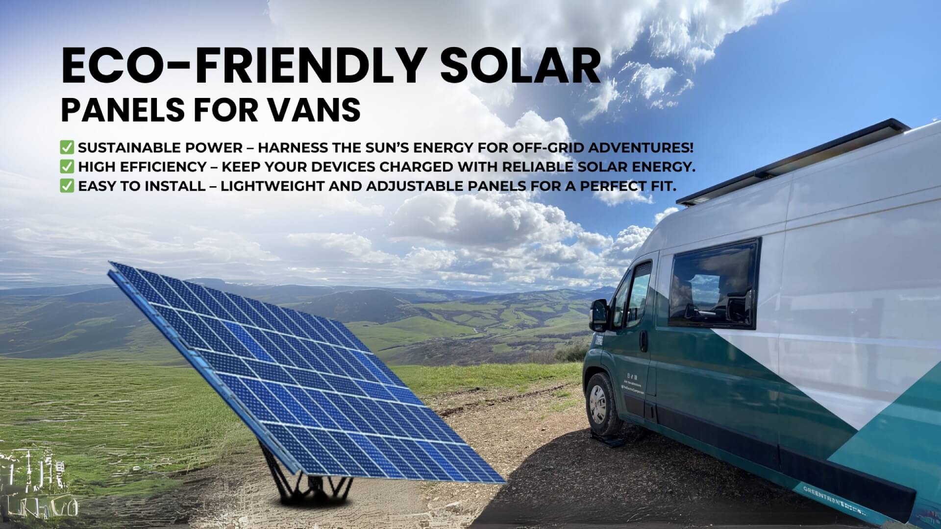 Eco-friendly Solar Panels for Vans