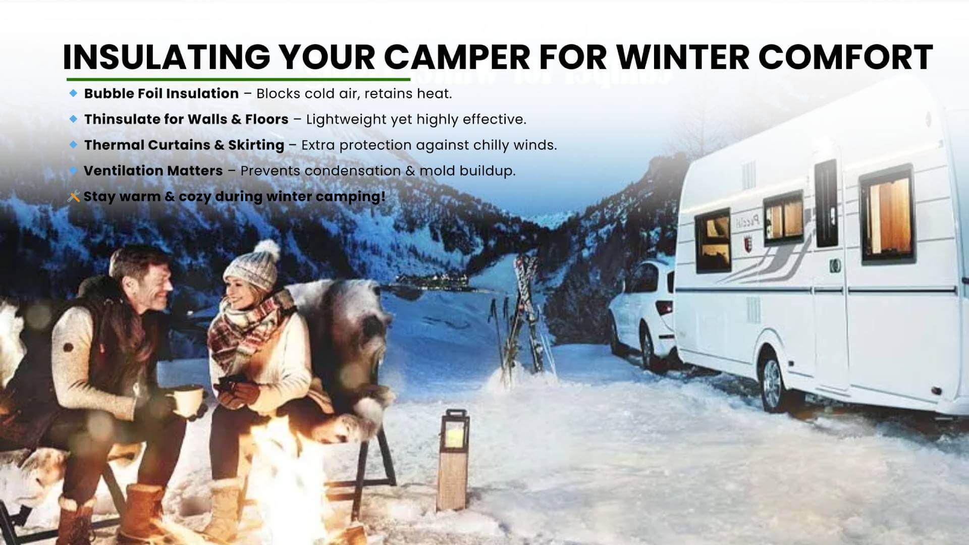 Best campervan insulation for winter