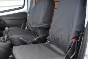 Driver & Non-Folding Passenger Seat Covers for Fiat Fiorino 2008-24