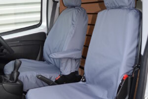 Driver & Non-Folding Passenger Seat Covers for Citroen Nemo 2008-17