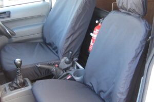Driver Seat With Armrest & Folding Passenger Seat Covers for Ford Connect 2002-2014