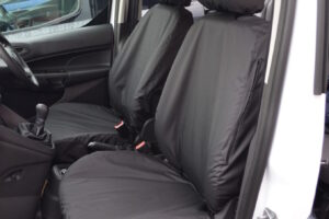Driver No Armrest & Single Passenger Seat Covers for Ford Connect 2014-2018