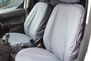 Driver No Armrest & Single Passenger Seat Covers for Ford Connect 2014-2018