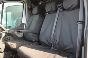 Driver & Fixed Double Passenger Seat Seat Covers for Vauxhall Movano 2010-2021