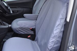 Driver Seat No Armrests Seat Covers for Peugeot Partner 2018+