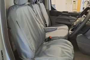 Driver & Double Passenger No Worktray Seat Covers for VW Transporter T7 2025+