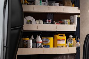 Citroen Berlingo M (L1, SWB) 2019+ Double Rear with Toolbox Shelf - Image 3