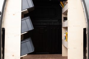 Citroen Berlingo M (L1, SWB) 2019+ Double Rear with Toolbox Shelf